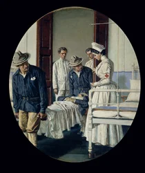 På et militærhospital