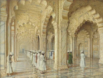 Perlemoskeen i Agra, slutningen af 1870