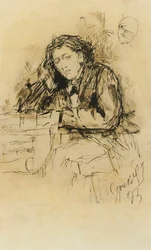 Portræt af komponisten Anton Rubinstein 1829-1894, 1893.
