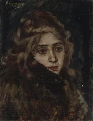 Prinsesse Maria Alexandrovna Menshikova. Studie for Menshikov i Berezov, 1882
