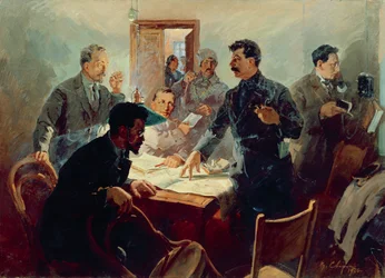 Staben ved Oktoberrevolutionen 1917