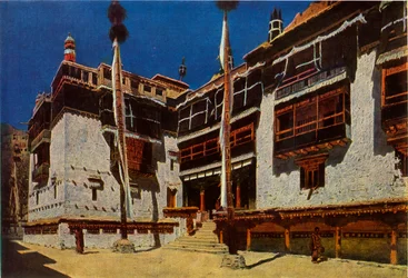 Hemis kloster i Ladakh, 1875, 1965.