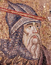 Leder af en soldat (mosaik