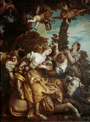 Kidnapningen af Europa. Maleri af Paolo Caliari Paolo Veronese
