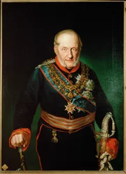 Francisco I de Borbon, King Sicilies (maleri på lærred)