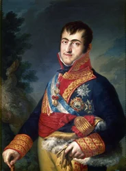 Portræt af kong Ferdinand VII af Spanien, 1814-1815