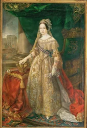 Dronning Isabel II (maleri på lærred)