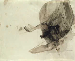 Uden titel, ca. 1853-5 (blækvask på papir)