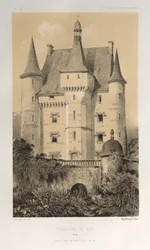 Malerisk arkitektur eller monumenter fra det 15. århundrede. Og XVI. Centuries: Slotte i Frankrig i det XV og XVI århundreder: Pl. 52, Château De Fay (Maine)
