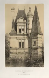 Malerisk arkitektur eller monumenter fra det 15. århundrede. Og XVI. århundreder: Slotte i Frankrig fra det XV og XVI århundreder: Pl. 64, Château De La Sauloye (Mayenne)