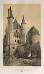 Malerisk arkitektur eller monumenter fra det 15. århundrede. Og XVI. Århundreder: Slotte i Frankrig i det XV og XVI århundreder: Pl. 82, Len Sart-l