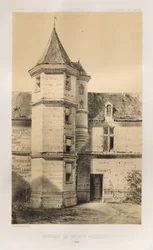 Malerisk arkitektur eller monumenter fra det 15. århundrede. Og XVI. århundreder: Slotte i Frankrig i det XV og XVI århundreder: Pl. 87, Priory of Sainte Gaudulfe (Eure)