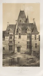 Malerisk arkitektur eller monumenter fra det 15. århundrede. Og XVI. århundreder: Slotte i Frankrig fra det XV og XVI århundreder: Pl. 97, Château de Baumais (Calvados)