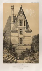 Malerisk arkitektur eller monumenter fra det 15. århundrede. Og XVI. århundreder: Chateaux De France fra det XV og XVI århundreder: Pl. 37, Château De La Ranciere (Maine et Loire)