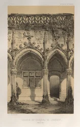 Malerisk arkitektur eller monumenter fra det 15. århundrede. Og XVI. Centuries: Chateaux De France fra det XV og XVI århundreder: Pl. 41, Galleri Château De Jouancy (Saone et Loire)