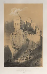 ...pl. 30, Chateau De Crussol Drome, 1860.