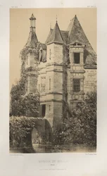 ...pl. 78, Herregård i Belvau Corrèze, 1860.