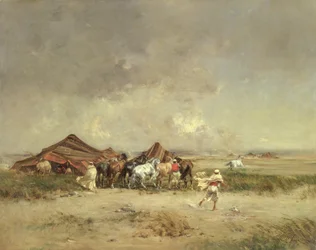 Arabisk lejr, 1872