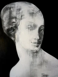 Elegant abstrakt kvinde