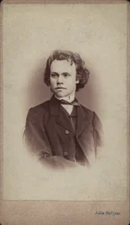 Portræt af komponisten Anton Rubinstein 1829-1894.