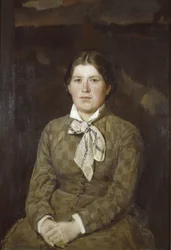 Portræt af Alexandra Vladimirovna Vasnetsova, kunstnerens kone, 1878