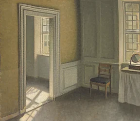 Bedroom, Strandgade 30, 1906