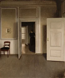 Interiør fra kunstnerens hjem