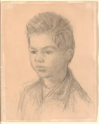 Portræt af Svend Hammershøi, kunstnerens bror