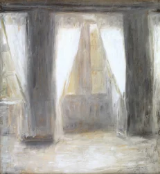 Spisestuen i kunstnerens hjem på Frederiksberg Allé, København