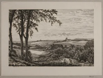 Eftermiddagslandskab, Sjælland