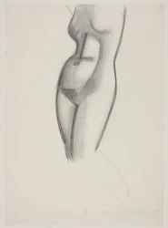 Kvindelig model, torso