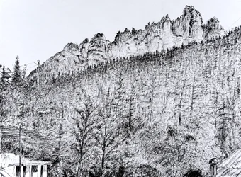 Dolomitterne fra balkonen i Dont Italy 2019