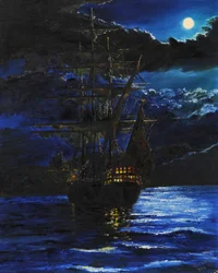 Galjon ved Anker