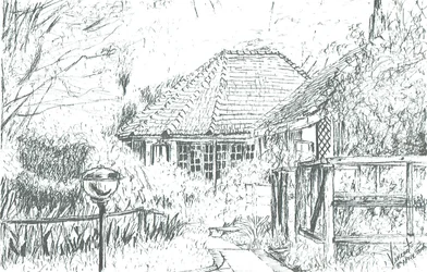 Værelser på hotellet, Lake Naivasha, 2006