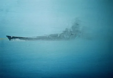 Scharnhorst i morgentåge Channel Dash 1942, 2014