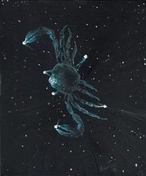 Stjernetegn Cancer, 2016, (olie på lærred)
