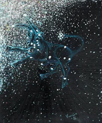 Stjernetegn Taurus, 2016, (olie på lærred)