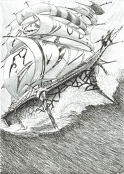 Storm Creators Arafura Sea, 2017, (Blæk på papir)