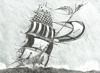 Storm Creators Prince Gustav Adolf Sea, 2017, (blæk på papir)