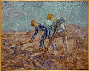 To bønder graver efter hirse, 1889.