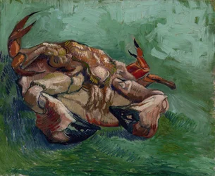 En krabbe på ryggen af Gogh, Vincent, van (1853-1890). Olie på lærred, størrelse: 38x46,8