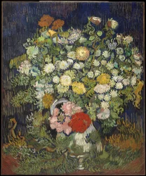 Blomsterbuket i en vase