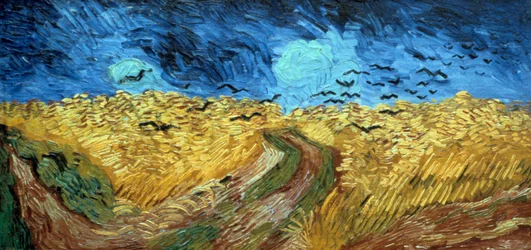 Krager over kornmarken, 1890