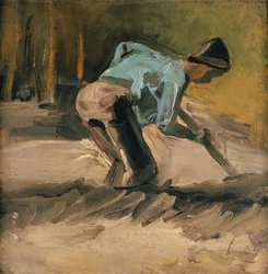 Mand i arbejde, ca. 1883