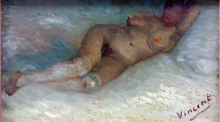 ""Nu sofa"" (liggende nøgen) Peinture de Vincent van Gogh (1853-1890) 1887 krroller-muller Museum Otterlo, Pays-Bas