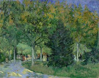 Sti i Arles-parken, 1888.