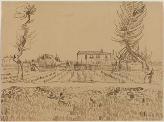 Plovmand på markerne nær Arles