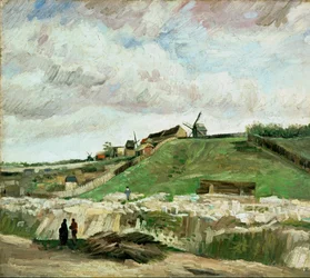Stenbrud på Montmartre (maleri på lærred)