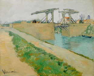 Langlois-broen, marts 1888 (olie på lærred)