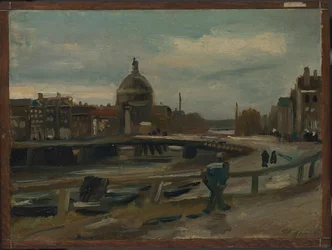 Singel nær den lutherske kirke i Amsterdam